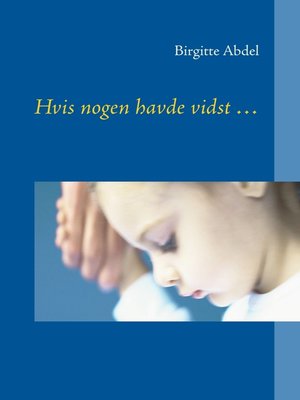 cover image of Hvis nogen havde vidst ...
